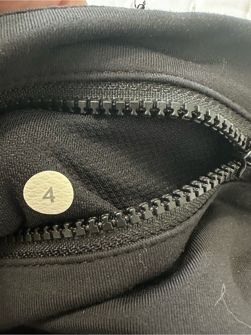 lululemon Runday Black Cropped High-Rise Capri Ruched Zipper Pocket Legging 4 - Picture 12 of 13